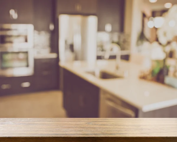 Blurred Modern Kitchen interior — Stock Photo, Image