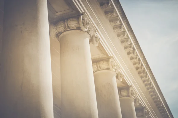 Stone pillars of old building — Stock Photo, Image