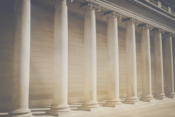 Stone pillars of old building — Stock Photo, Image