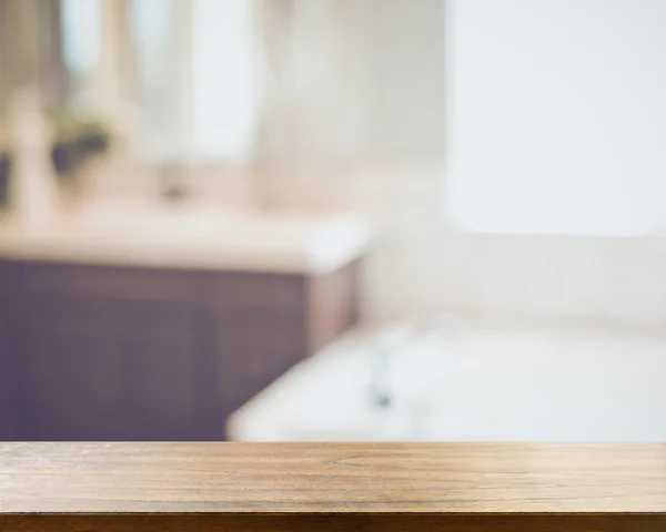 Blurred bathroom with bathtub — Stock Photo, Image