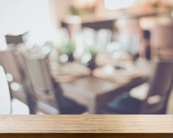 Blurred Dining Room — Stock Photo, Image