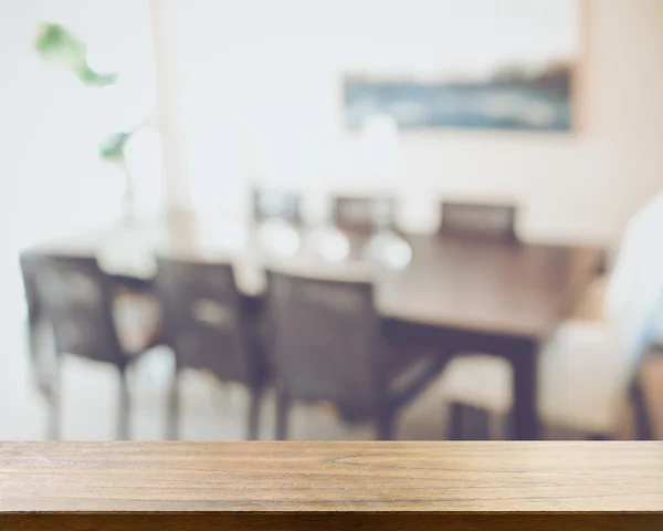 Sala da pranzo offuscata — Foto Stock