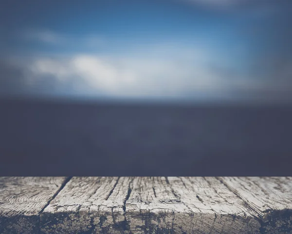 Wazig oceaan achtergrond — Stockfoto