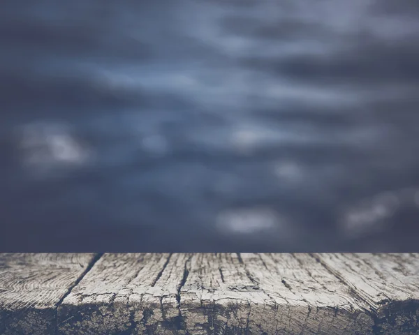 Wazig oceaan achtergrond — Stockfoto