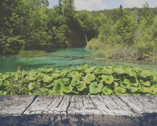 Cascada en el Parque Nacional de Plitvice — Foto de Stock