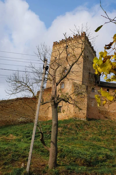 Castello Lubart Lutsk Volyn Ucraina Turismo Ucraino Immagine Verticale — Foto Stock