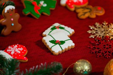 Noel kurabiyesi. Düz Yat.