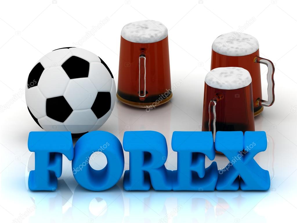 Forex Mot Lumineux F!   ootball Coupe 3 Biere Photographie - 
