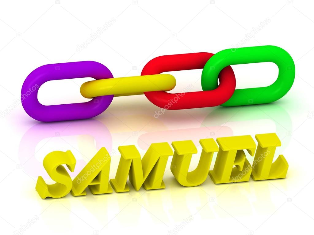 samuel- Name and Family of bright yellow letters 