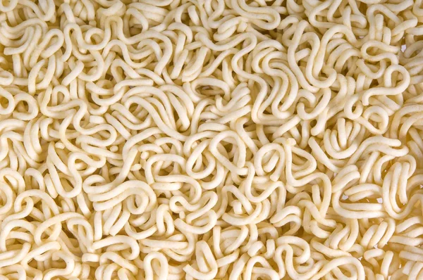 Fideos instantáneos en blanco —  Fotos de Stock