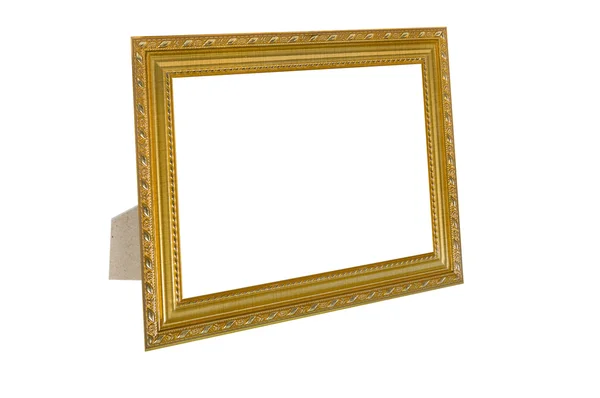 Gold photoframe — Stock Photo, Image