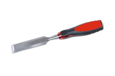 Beyaz arka plan üzerinde izole carpenter'ın keski