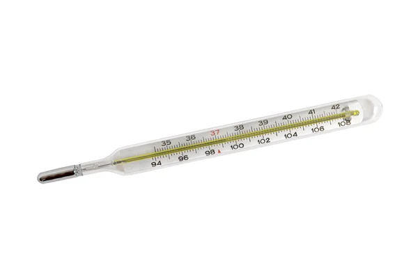 Glazen medisch thermometer — Stockfoto