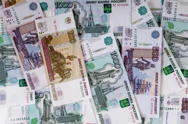 Russian  banknotes — Stockfoto