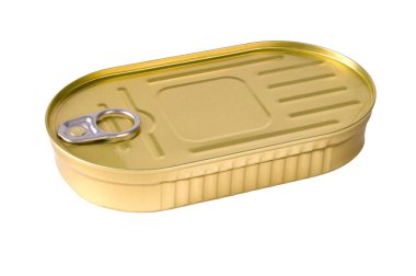 Beyaz teneke kutular.