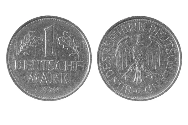 Un deutsche mark, pièce Allemagne 1979 — Photo