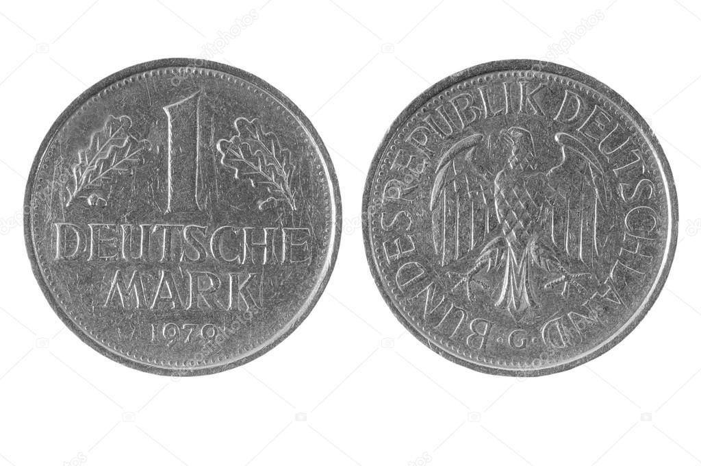 One deutsche mark, Germany coin 1979