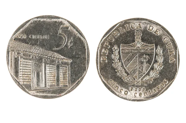 Kubánské mince — Stock fotografie