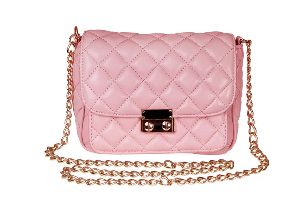 Ladies' rosa handväska — Stockfoto