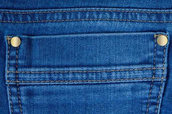 Пустой задний карман джинсов . Стоковая Картинка
