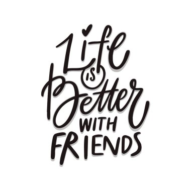 Oyuncu kalp detayı ve cesur senaryo tarzıyla el yazısıyla yazılmış motivasyon mektupları. Posterler, kartlar ve arkadaşlık temalı tasarımlar için ideal.