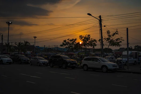 Chonburi Province Tailândia Novembro 2020 Environment Meeting Market Chonburi Province — Fotografia de Stock