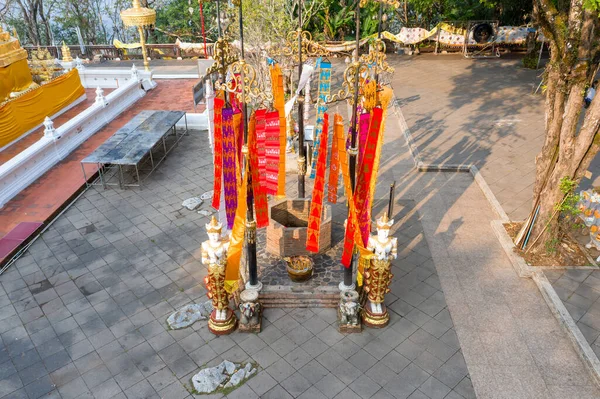 Tung Tree Point Area Wat Phra Doi Tung Famoso Budismo — Fotografia de Stock