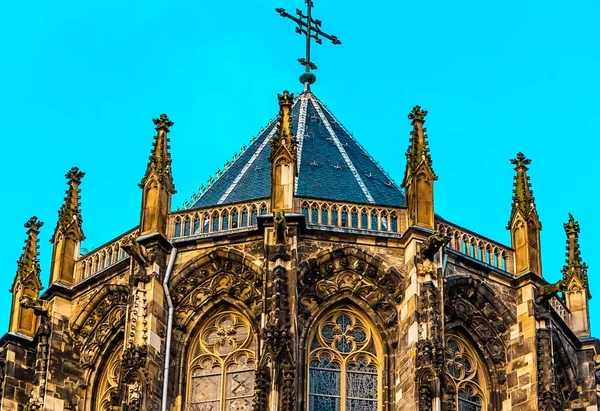 De kathedraal van Aken, ook hoge Aachen Cathedral, Duitsland — Stockfoto