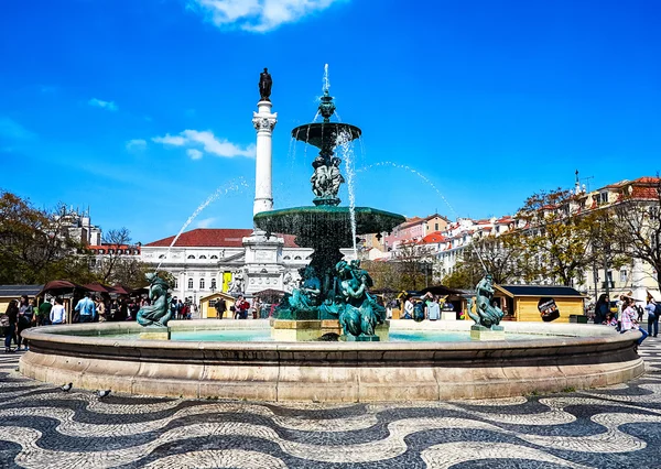 Rossio square in Lisbon, Portugal — Stock Photo, Image