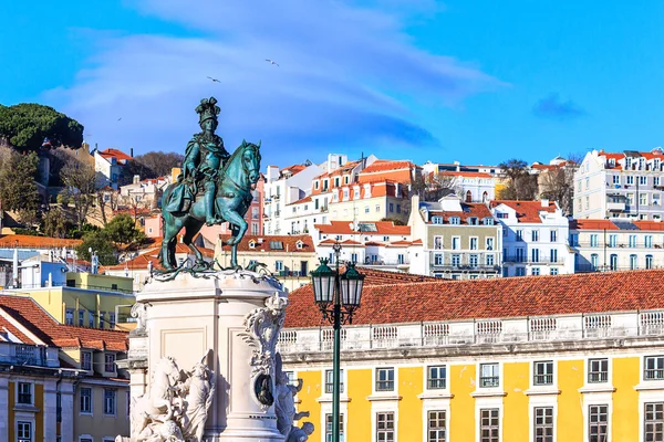 Pomnik króla Jose w Lizbona, Portugalia — Zdjęcie stockowe