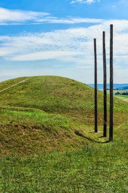 Keltler dünya - arkeolojik Park ve müze Glauberg, Hesse, Almanya