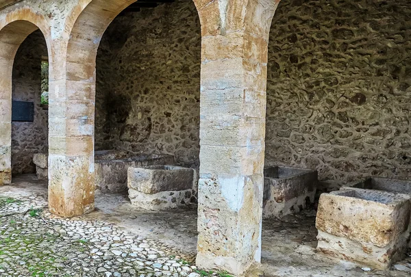 Ancient washing place in village Pina, Mallorca, Spain — Stock Photo, Image