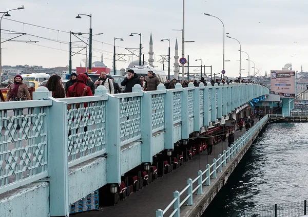 Pont Galata à Istanbul — Photo