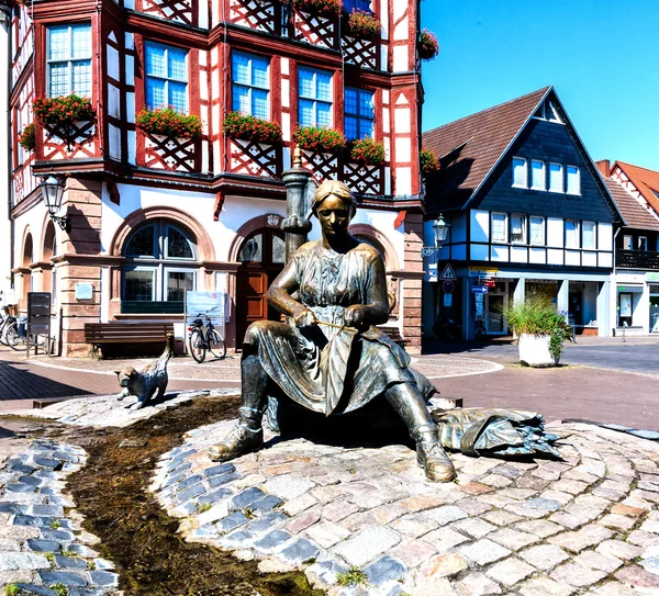 Mercado en la ciudad histórica Lorsch (ciudad carolingia), Alemania —  Fotos de Stock