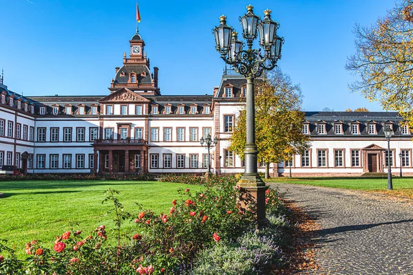 Castello Barocco Phillipsruhe Sulle Rive Del Fiume Meno Hanau Germania — Foto Stock