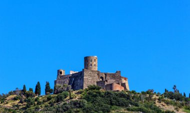 fort saint - elme, collioure ve port vendres, Güney Fransa arasında tarihi kale