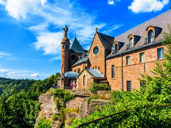 Klasztorze sainte odile Alzacji, Francja — Zdjęcie stockowe