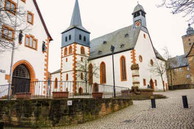 Marketplace in the fairy tale town Steinau an der Straße, Germany