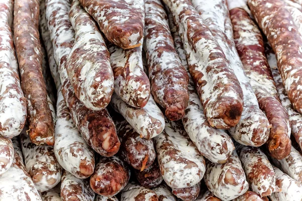 Salami sausages — Stock Photo, Image