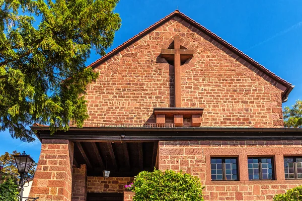 Church of the Resurrection, 1934 - Lohr am Main, Germany — Stock Photo, Image