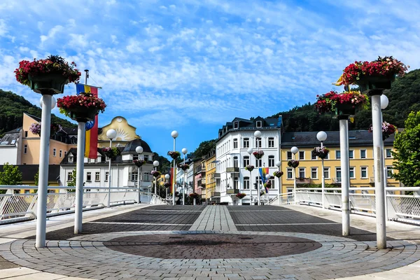 Bad Ems, курортне місто на березі річки Лан, Німеччина — стокове фото