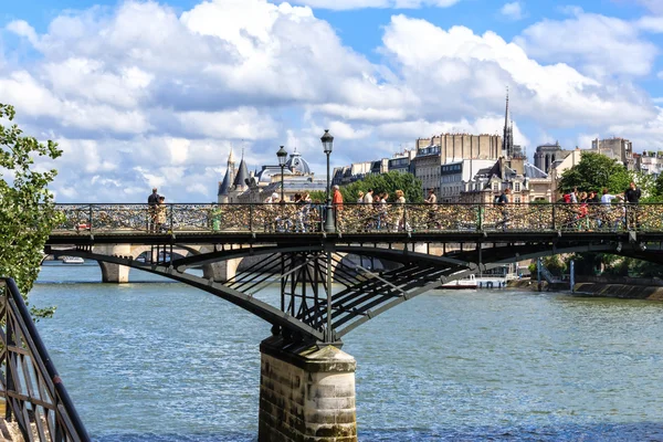 Paris- The Pont des Arts (Passerelee des Arts) Royalty Free Stock Images