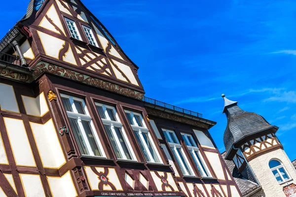 Quaint half-timbered houses in Braunfels, Germany — Stock Photo, Image