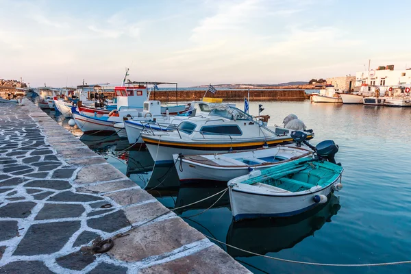 ギリシャ パロス島の港の景色 — ストック写真