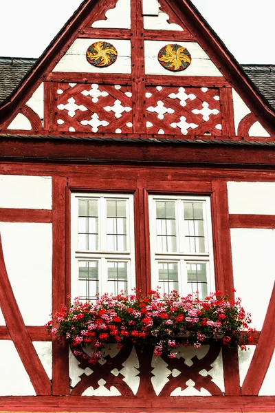 Malerische Fachwerkhäuser in limburg an der lahn, deutschland — Stockfoto