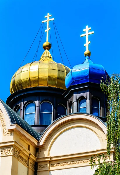 Iglesia rusa en la ciudad balneario Bad Ems, Alemania — Foto de Stock