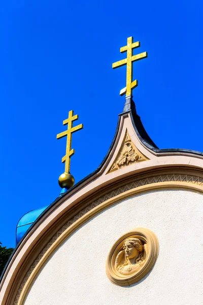 Russian church in spa town Bad Ems, Germany — Stock Photo, Image