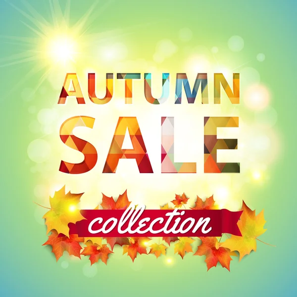 Autumn Sale — Stock Vector