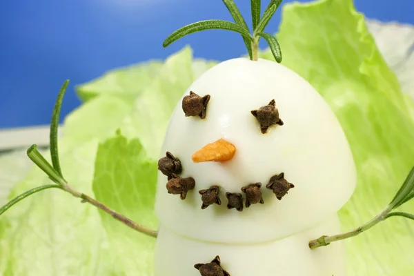 Boneco de neve gourmet — Fotografia de Stock