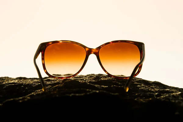 Okulary na zachodzie słońca — Zdjęcie stockowe